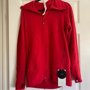 Lululemon red In Stride jacket